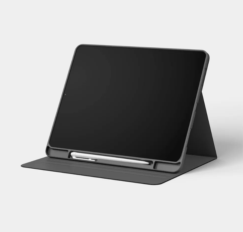 iPad Air 13 (2024) Case - heyday™ Black Saffiano