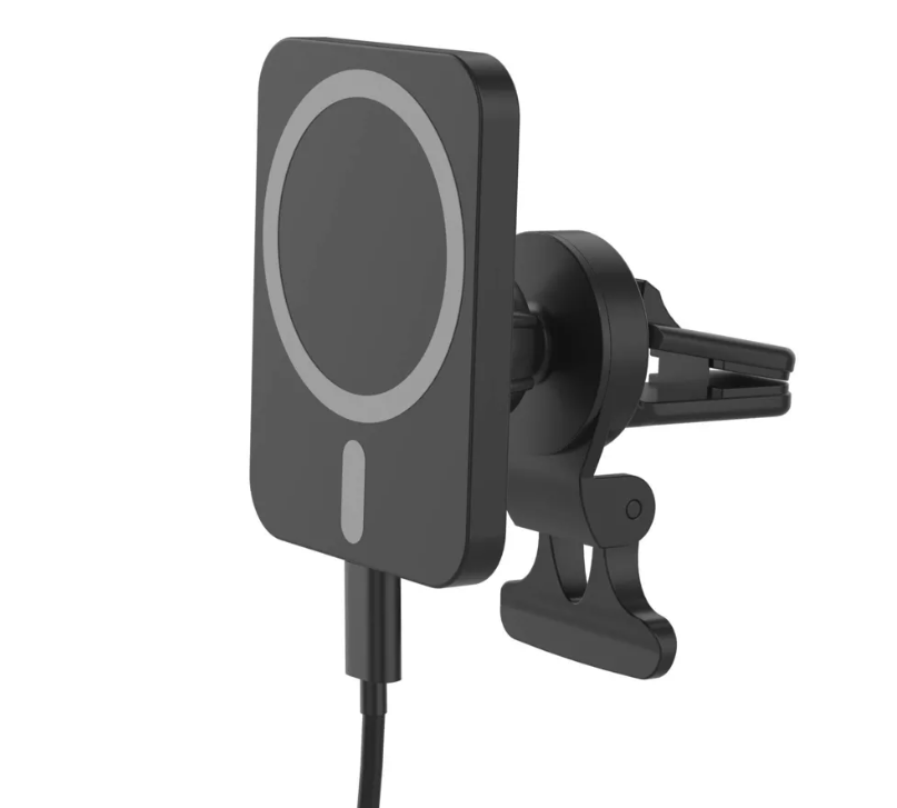 Just Wireless Magnetic Charging for MagSafe Charger Car Mount - Black