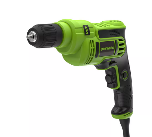 Greenworks 6.5 Amp 3/8'' Keyless Corded Drill