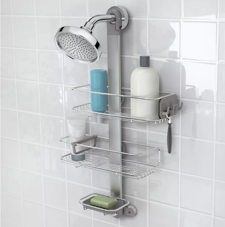 Simplehuman Stainless Steel & Anodized Adjustable Shower Caddy