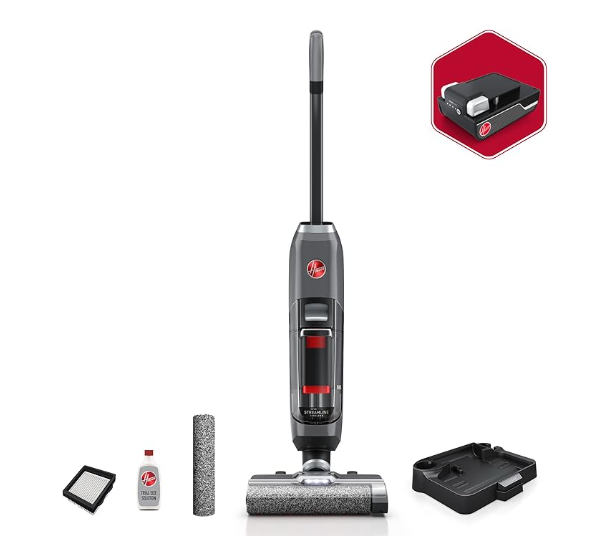 Hoover ONEPWR Streamline Cordless Hard Floor Cleaner Machine with Self-Cleaning System, Wash & Dry Modes for Hardwood, Luxury Vinyl & Tile