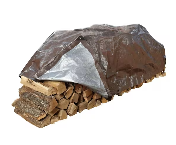 16 ft. x 20 ft. Brown and Silver Heavy Duty Tarp