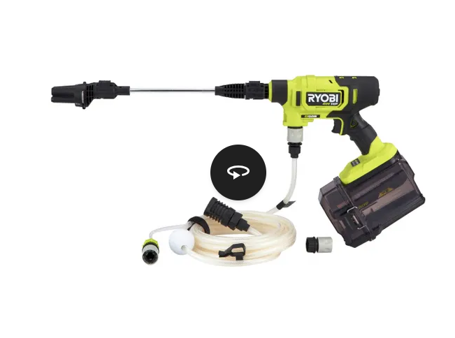 40V HP Brushless EZClean 600 PSI 0.7 GPM Cordless Battery Cold Water Power Cleaner with 2.0 Ah Battery and Charger
