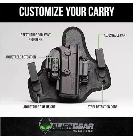 Alien Gear ShapeShift Starter Kit for Glock 42 Modular Holster System IWB/OWB