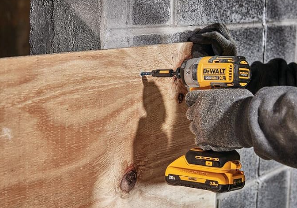 DEWALT 20V MAX XR Impact Driver, Brushless, 3-Speed, 1/4-Inch, Tool Only