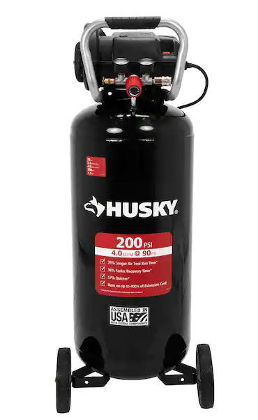 20 Gal. 200 PSI Oil Free Portable Vertical Electric Air Compressor