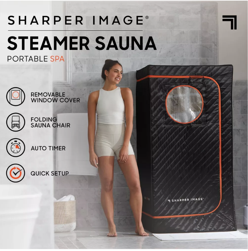 Sharper Image Steam Sauna Portable Body Massager