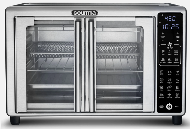 Gourmia French Door 6-Slice Digital Toaster Oven Air Fryer (Used Good)