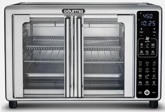 Gourmia French Door 6-Slice Digital Toaster Oven Air Fryer (Used Good)