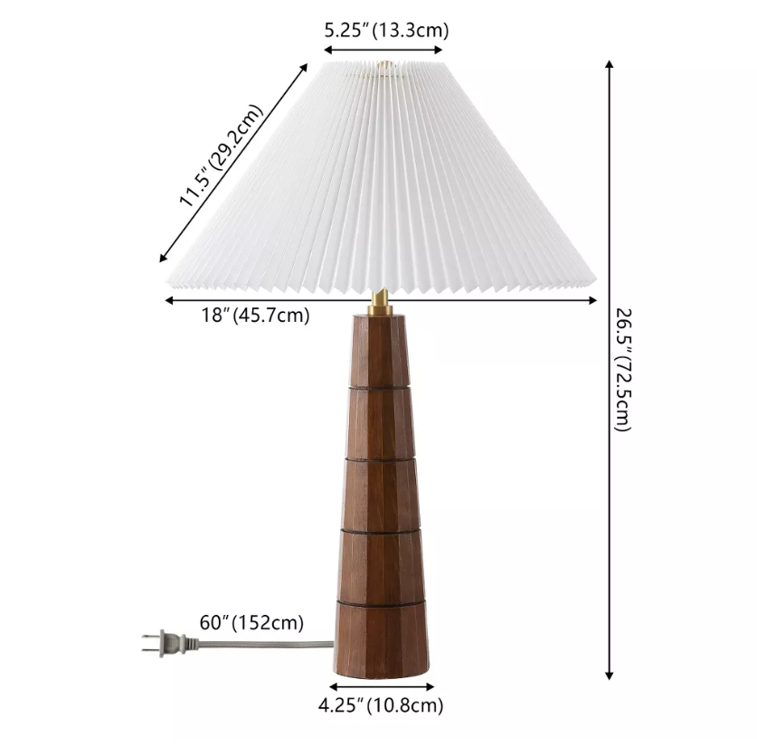 Isla Table Lamp - 26.5 Inch Height - TBL4596 - Natural - Safavieh