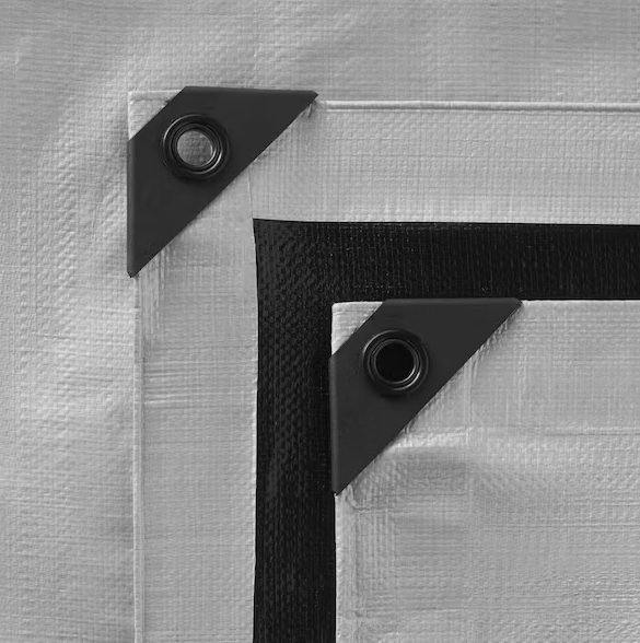 10 ft. x 20 ft. Silver Heavy Duty Canopy Tarp