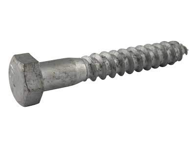 3/4" x 6" (20 Pack) Galvanized Lag Screw Pack Grade A - Hot Dip Galvanized for Exterior Use