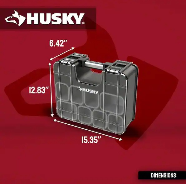 33-Compartment Adjustable Double Sided Tool Storage Organizer