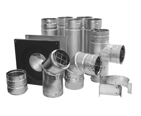 PelletVent for Multi-Fuel 4in. Diameter Horizontal Kit