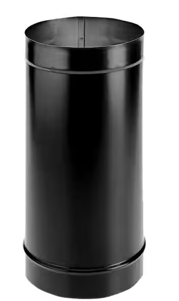 DuraBlack Stove Pipe 6in. Diameter X 48in. Single Wall Black Stove Pipe