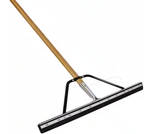 Professional 24 in. Floor Squeegee with Handle