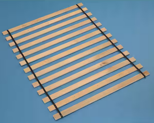 Platform Brown Wood Frame Queen Platform Bed Roll Slats