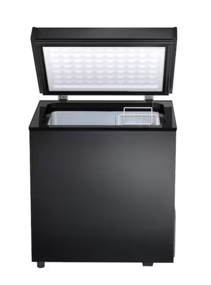 Garage Ready 20.67 in. 1.8 cu. ft. Manual Defrost Chest Freezer with Temperature Alarm Chest Freezer in Black