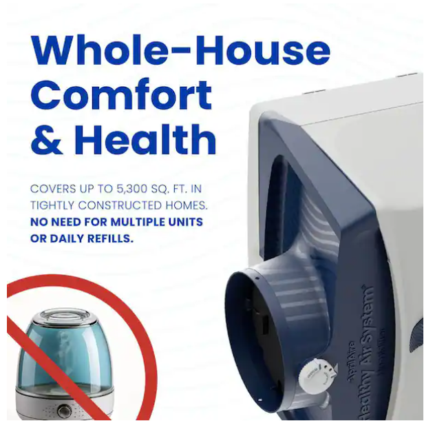 620A Humidifier-18 Gallons Per Day, Water Saving with Automatic Digital Control for up to 5,300 sq. ft.