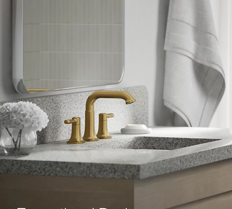 Kohler Terzet Widespread Bathroom Sink Faucet