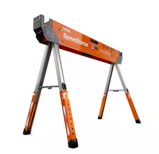 30 in. to 36 in. H Steel Speed Horse XT Adjustable Height Sawhorse with Auto Release Legs