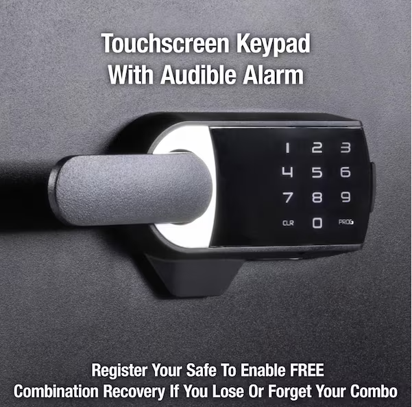 SentrySafe 2.0 cu. ft. Fireproof and Waterproof Safe with Touchscreen Combination Lock