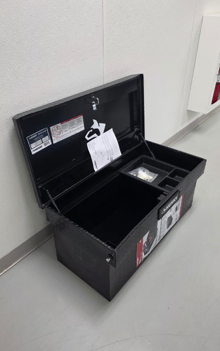 Husky Chest Truck Tool Box in Aluminum 40.8 in. Full Size Matte Black