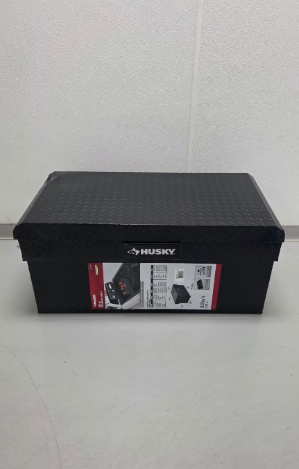Husky Chest Truck Tool Box in Aluminum 40.8 in. Full Size Matte Black