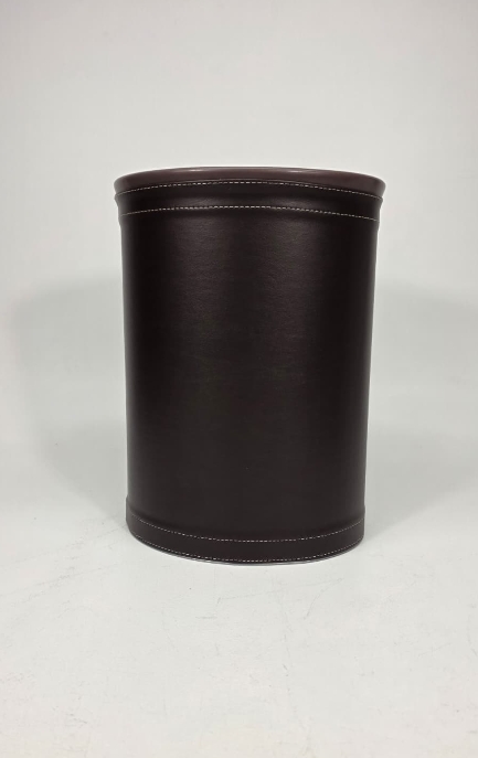 Stitch Chocolate 13 Qt. Oval Waste Basket