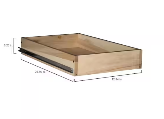 Ready to Assemble 13 in. Pull-Out Drawer for 18 in. Base Cabinet