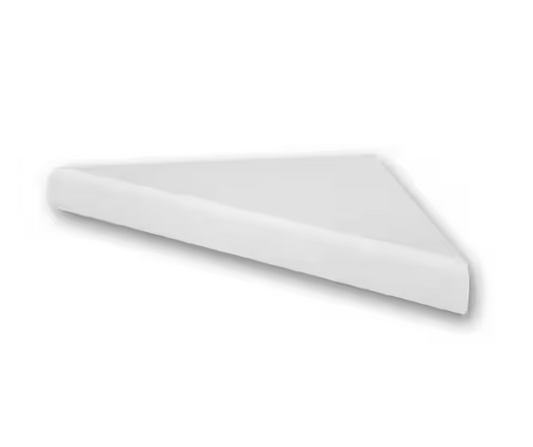 FlexStone 15 in. Corner Shelf Niche in White (2 pieces)