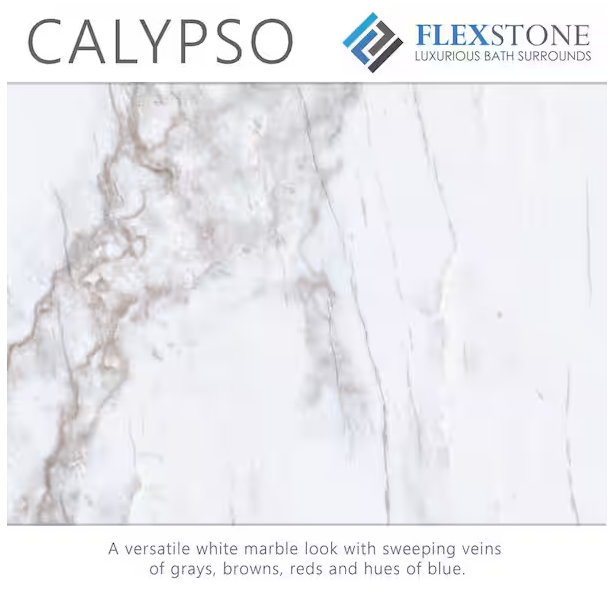 FlexStone 15 in. Corner Shelf Niche in Calypso (2 pieces)