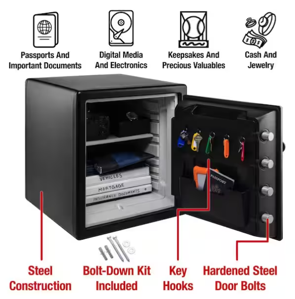 SentrySafe 1.2 cu. ft. Fireproof & Waterproof Safe with Dial Combination Lock