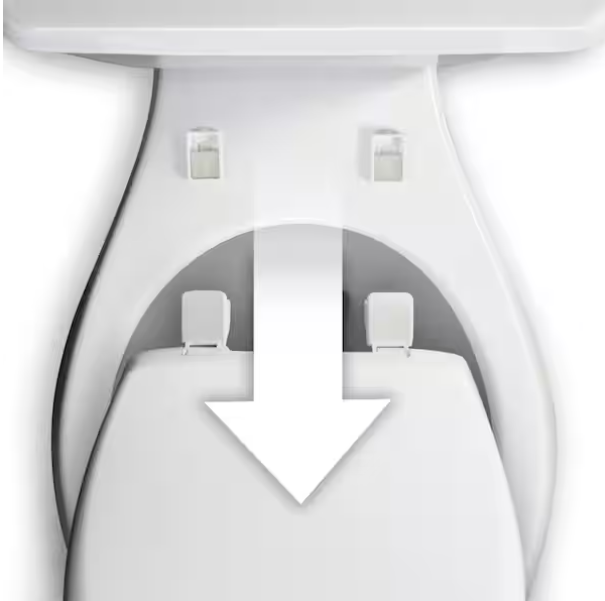 BEMIS NextStep2 Elongated Children's Potty Training Enameled Wood with Plastic Child Seat Toilet Seat in Bone