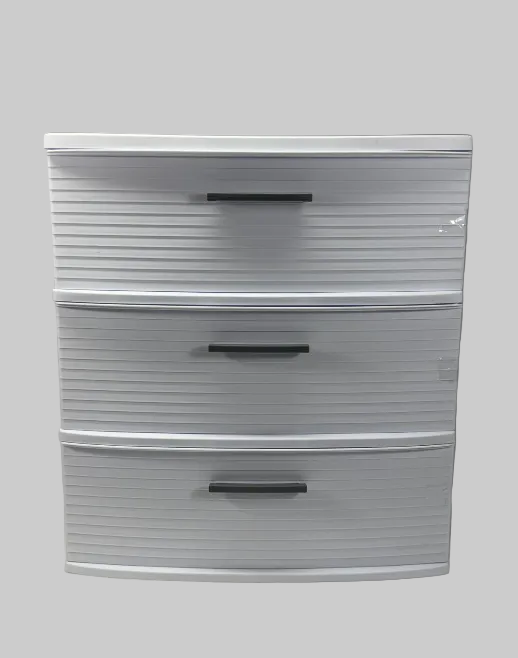 Brightroom Medium Tower Storage Drawers White, 3-Drawer