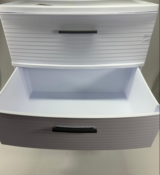 Brightroom Medium Tower Storage Drawers White, 3-Drawer