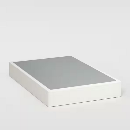 Comasach 9 in. High Full Size Box Spring with Heavy Duty Metal Structure, Tool-Free Easy Assembly, Mattress Foundation