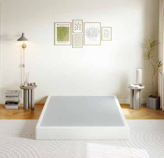 Comasach 9 in. High Full Size Box Spring with Heavy Duty Metal Structure, Tool-Free Easy Assembly, Mattress Foundation
