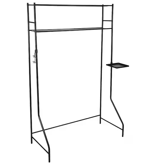 ORGANIZE IT ALL Multi-Use 68.75 in. Space Saver Rack in Black