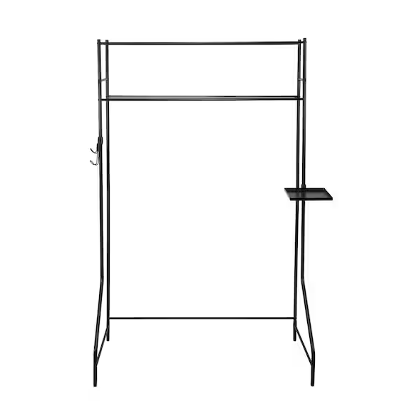 ORGANIZE IT ALL Multi-Use 68.75 in. Space Saver Rack in Black