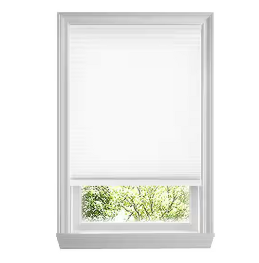 Home Decorators Collection Snow Drift Cordless Light Filtering Cellular Shades for Windows - 31 in W x 72 in L (Actual Size 30.75 in W x 72 in L)