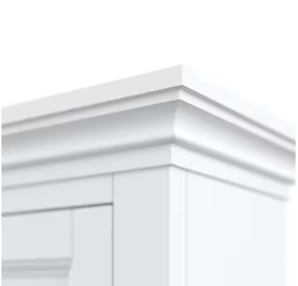Home Decorators Collection Lamport 26 in. W x 8 in. D x 32 in. H Bathroom Storage Wall Cabinet in White