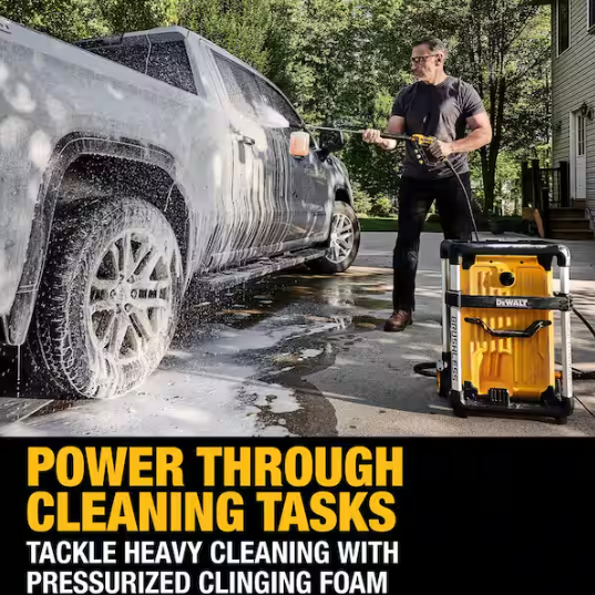 DEWALT 3000 PSI 1.1 GPM 15 Amp Cold Water Electric Pressure Washer with Internal Equipment Storage