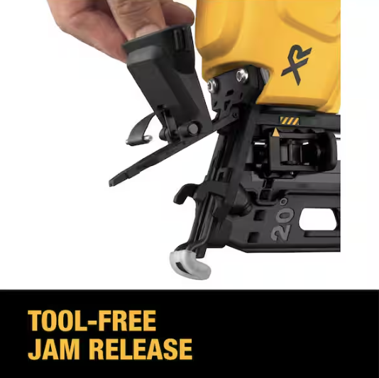 DEWALT 20V MAX XR 16-Gauge Electric Cordless Angled Finishing Nailer Kit