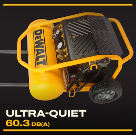 DEWALT 4.5-Gallon Portable Electric 225 PSI Horizontal Air Compressor