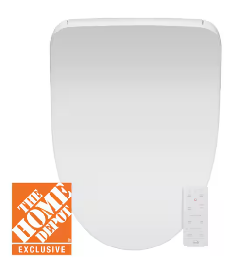 BIO BIDET HD-7500 Electric Bidet Seat for Elongated Toilets in White
