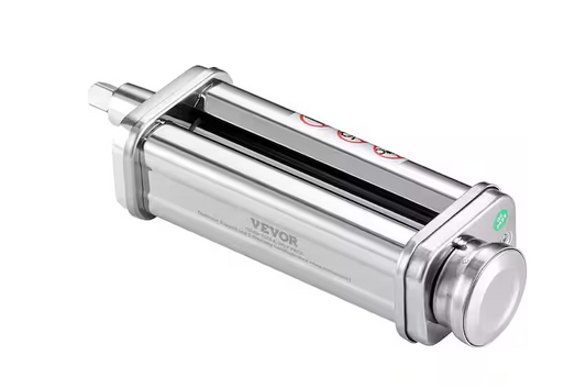 VEVOR Stainless Steel Pasta Roller Cutter Attachment KitchenAid Stand Mixer 8 Adjustable Thickness Knob Pasta Maker (1-Pieces)