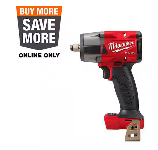 Milwaukee M18 FUEL Gen-2 18V Lithium-Ion Brushless Cordless Mid Torque 1/2 in. Impact Wrench w/Friction Ring (Tool-Only)