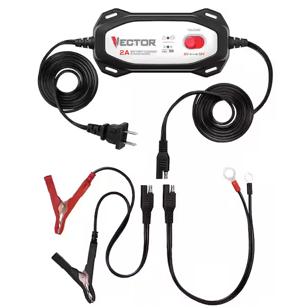 VECTOR 2 Amp Battery Charger/Maintainer