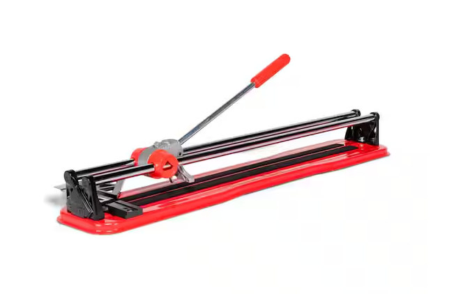Rubi Practic 61 Plus-24 in. Tile Cutter with Tungsten Carbide Blade and Roller Guide